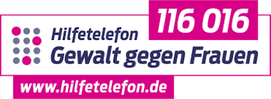 Nummer und WWW-Adresse des Hilfetelefons Gewalt gegen Frauen 116 016