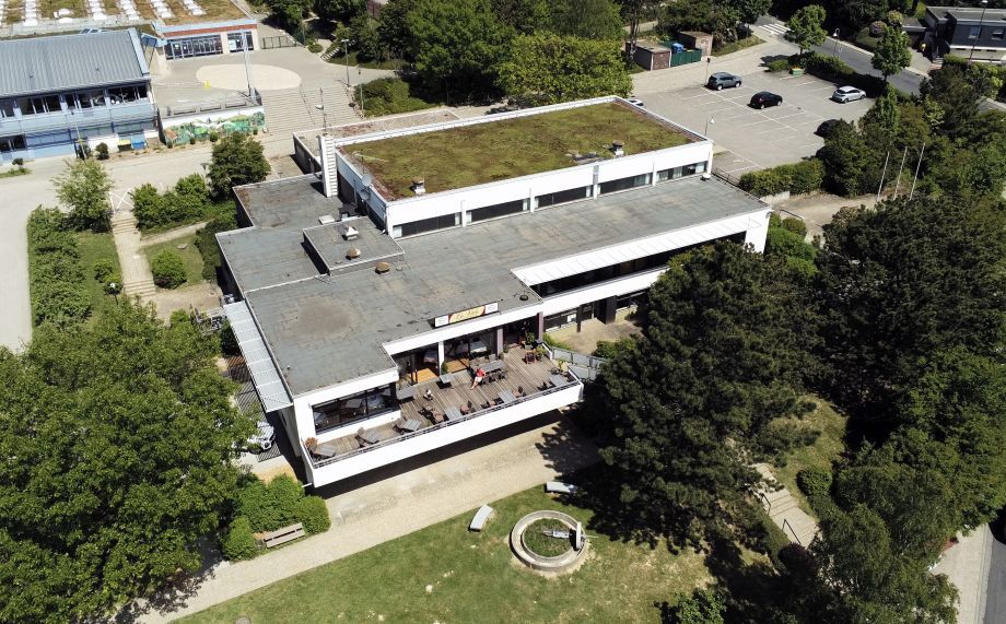 Bürgerhaus Falkenstein in Vogelperspektive