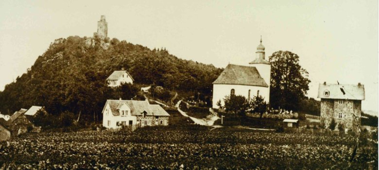 Historische Aufnahme des Stadtteils Falkenstein