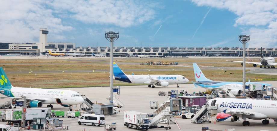 Flugzeugabfertigung