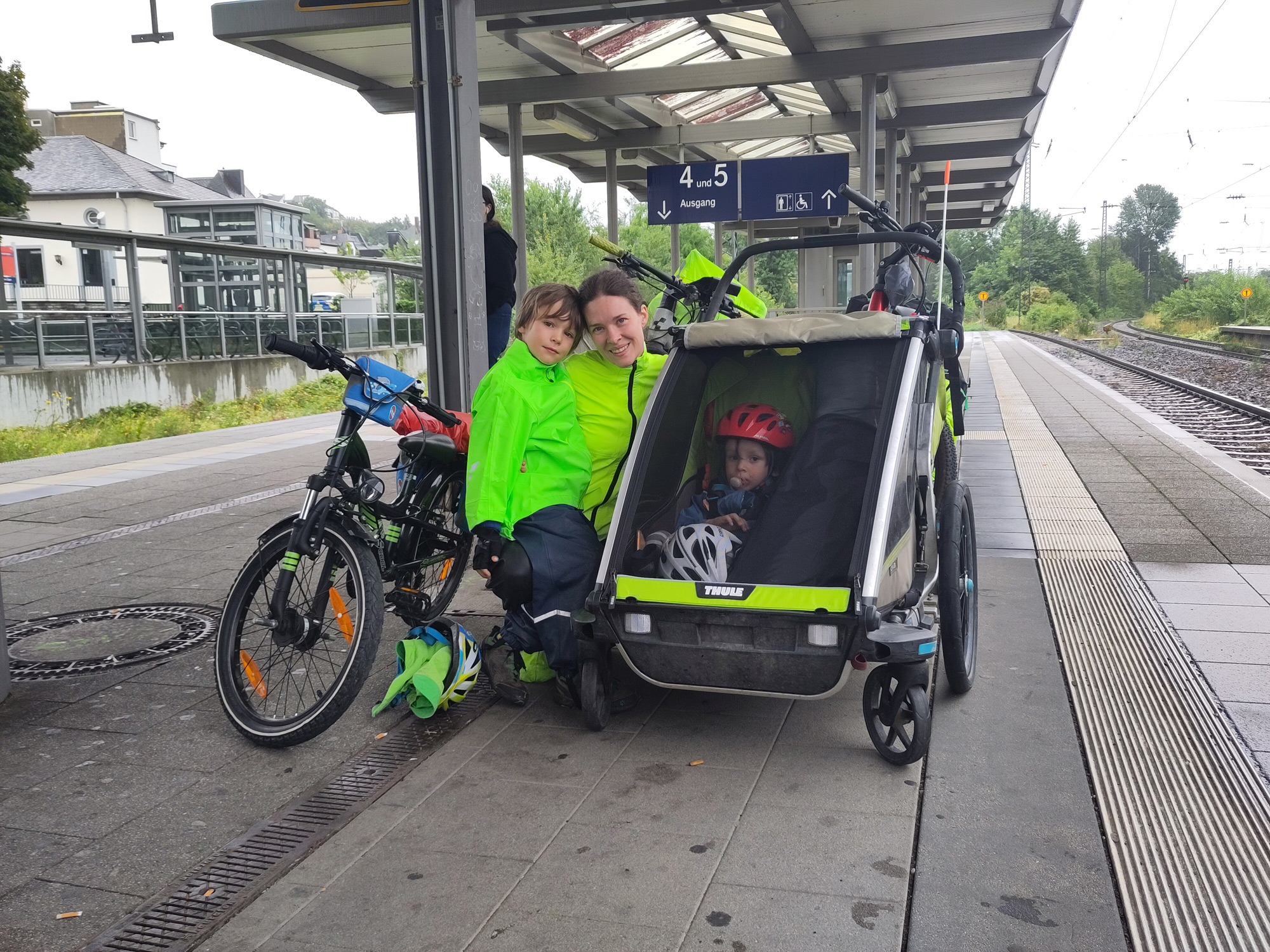 Familie Zink auf dem Weg in den Sommerurlaub
